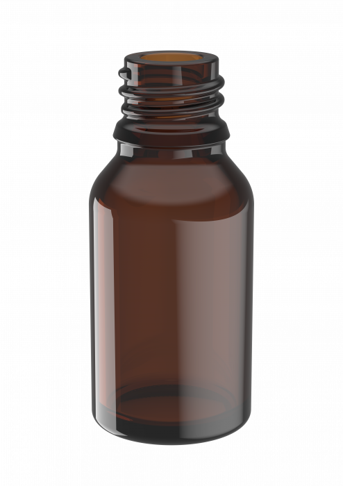 LV1143 - 15ml Druppelfles 18mm bruin
